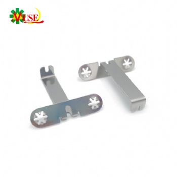 Metal stamping connector with star-shaped holes