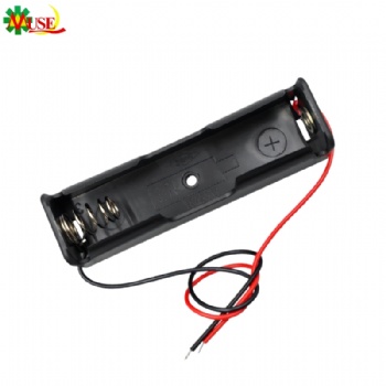 1 Slot 18650 Battery Holder with Wire Leads