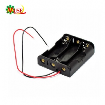 3AA Battery Holder with Lead Wires