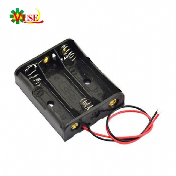 3AA Battery Holder with Lead Wires