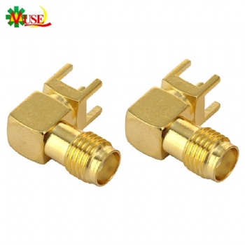 90 Degree PCB Mount SMA Female Connector